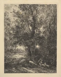 Pastýř a pastýřka, 1874.