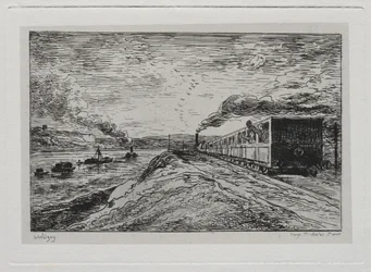 Výlet lodí: Odjezd Návrat, 1861.
