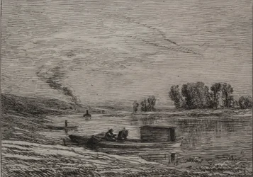 Loď v Conflans, 1866.