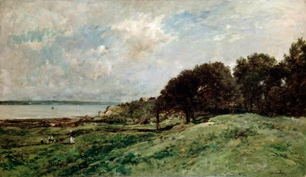 Pobřeží poblíž Villerville, 1875.