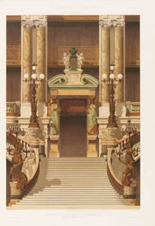 Nová pařížská opera, 1880.