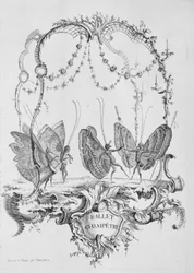 Country Ballet Ballet Champêtre, od Essai de Papilloneries Humaines par Saint A..., ca. 1756-60.