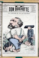Obálka "" Don Quijote "", číslo 225, Satirique en Colours