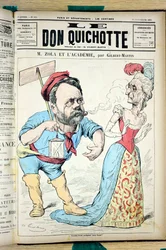 Obálka „“ Don Quijote“, číslo 804, Satirický v barvách