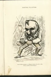 Ilustrace Charles Gilbert-Martin (1839-1905) v "" Současné grimasy""