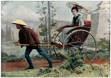 Rickshaw, Carriage of Japan, c1890