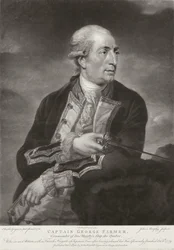 Portrét George Farmera (1732-79) kapitána HMS 