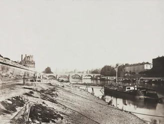 Pohled z Pont de la Concorde, 1852.
