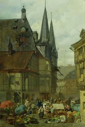 Tržiště ve Wernigerode, 1861