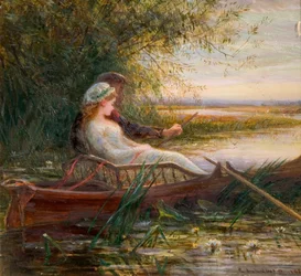 Dvě postavy v loďce, 1881