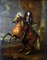 Jezdecký portrét Ludvíka XIV (1638-1715), cca 1668