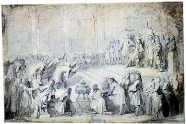 Siamští velvyslanci před králem, 1686