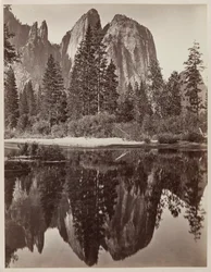 Cathedral Rocks and Reflections, Yosemite, 1864.