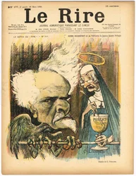 Obálka “”Le Lire””, číslo 177, Satirický v barvách
