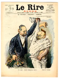 Obálka „“Le Lire rouge“, Satirický v B&W