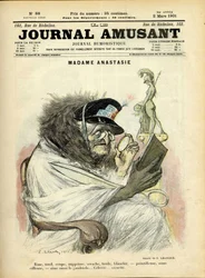 Ilustrace Charlese Leandra (1862-1934) pro obálku časopisu Le Journal Fun