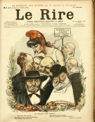 Ilustrace Charlese Leandra (1862-1934) pro obálku Le Rire