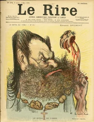 Ilustrace Charlese Leandra (1862-1934) pro obálku Le Rire