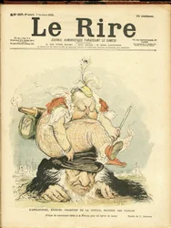 Ilustrace Charlese Leandra (1862-1934) pro obálku Le Rire