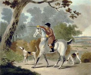 Push Him Tom Boy, z The Pytchley Hunt, vyryl F. Jukes (1745-1812)