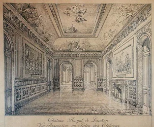 Salon des Clodions v královském paláci v Laekenu