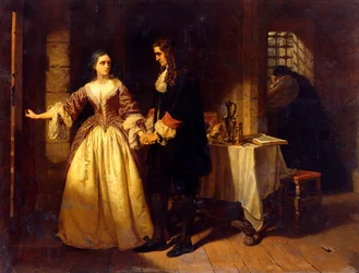 Rozloučení lorda Williama a lady Rachel Russell v roce 1683