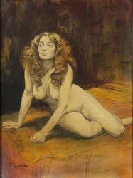 Ležící ženský akt, c. 1895.