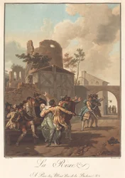 La Rixe The Brawl, c. 1792.