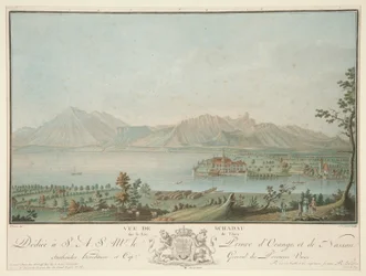 Pohled ze Schadau na jezero Thun (za Klementem)
