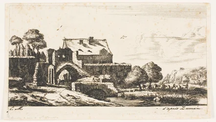 Vodní mlýn poblíž Saint-Denis
