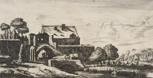 Vodní mlýn poblíž Saint-Denis, 1850.