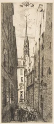 Rue des Chantres, Paříž, 1862.