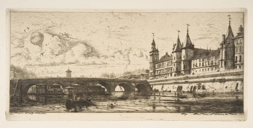 Pont-au-Change, Paříž, z "Leptů z Paříže"