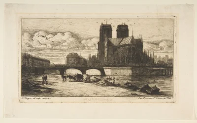 Apsida katedrály Notre-Dame, Paříž