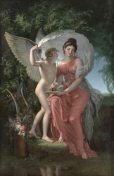 Erato, múza lyrické poezie, 1800