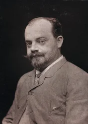 Umělecké a biografické album, 5. ročník, Salon 1885; portrét francouzského malíře Gabriela Ferriera (1847-1914)