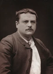 Umělecké a biografické album, 6. ročník, Salon 1885; portrét francouzského malíře Royera Lionela (1852-1926)