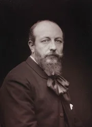 Umělecké a biografické album, 6. ročník, Salon 1885; portrét francouzského malíře Rogera Jourdaina (1845-1918)