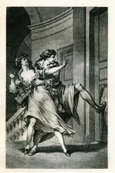 Ilustrace k románu "Les Liaisons Dangereuses" od Choderlose de Laclose