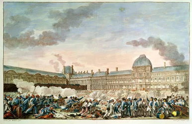 10. srpna 1792, vyryl Isidore Stanislas Helman (1743-1809) 1792-93
