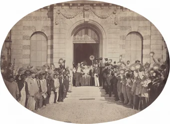 Asile Impérial de Vincennes: Pozdrav císaři 15. srpna 1859 (foto)