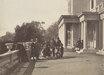 [Lord Brougham a jeho rodina, Cannes], 1862.