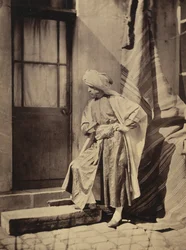 [Autoportrét ve východním kroji], 1855-60.