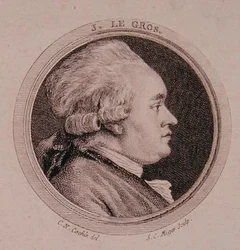Portrét Josepha Le Grose (1739-93) vyrytý Simonem Charlesem Migerem (1736-1820) (rytina)