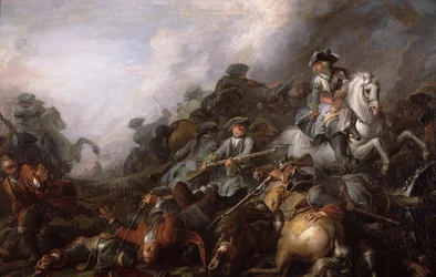 Cavalry Charge (olej na plátně)