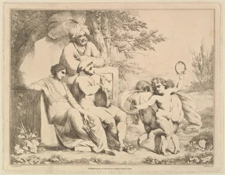 Tři putti tančí dudákovi, 1. března 1780.