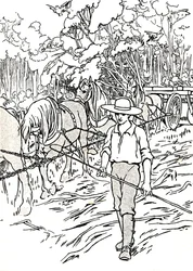 Osadník čistící svou zemi, 1912