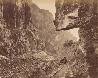 Americký Fork Canyon, ca. 1875.