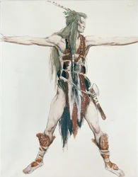 Kostýmní návrh pro Siegfried, c1850-1880