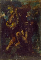 Jacob zápasí s andělem, 19. století